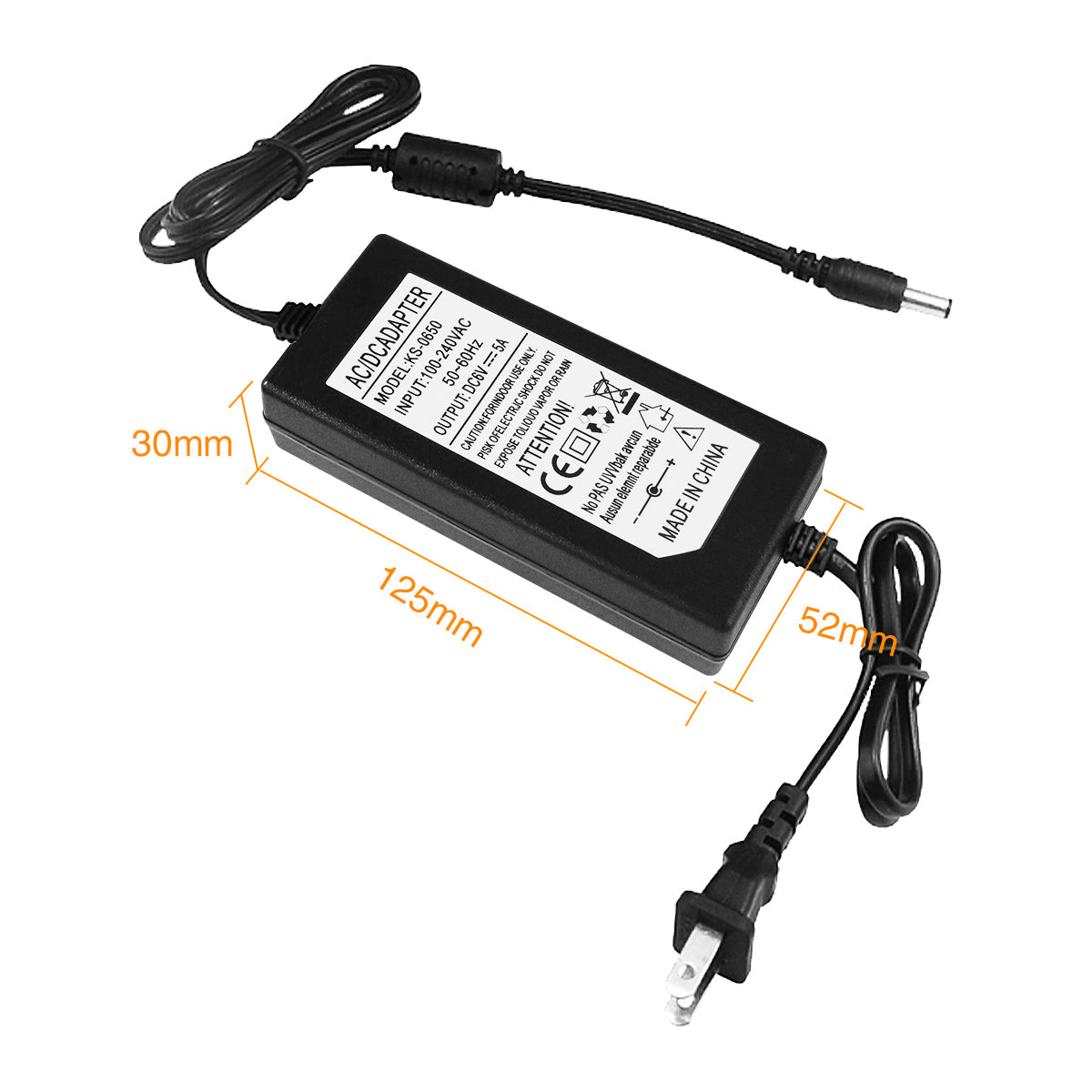 Power Adapter for Robot Arm and Robotics DC Plug 6V 5A Power Adapter for Robot Arm and Robotics DC Plug 6V 5A